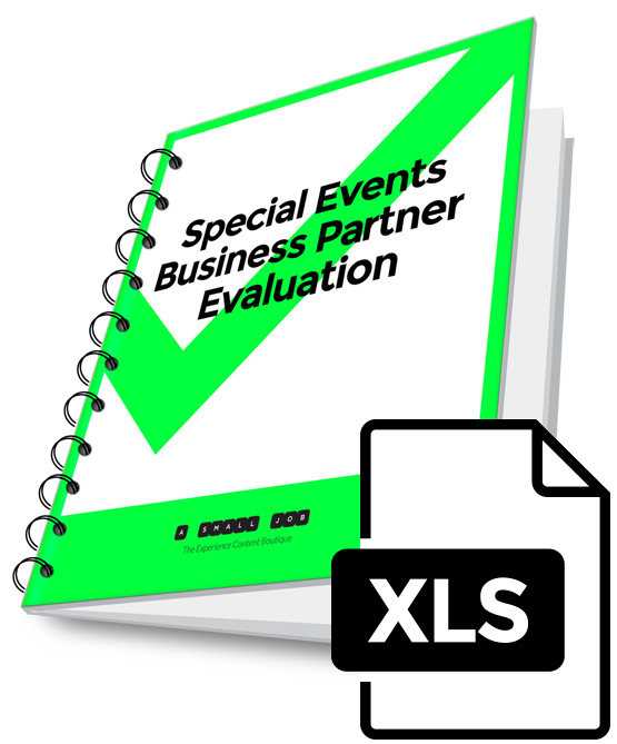Special Events Business Partner Evalution - Steve International