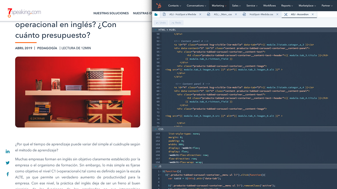 Consigue todo el rendimiento de HubSpot